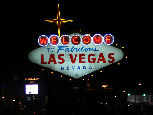 Neon Sign saying "Welcome to Fabulous Las Vegas Nevada"