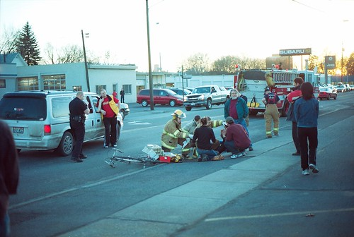 ms minnie car crash scene