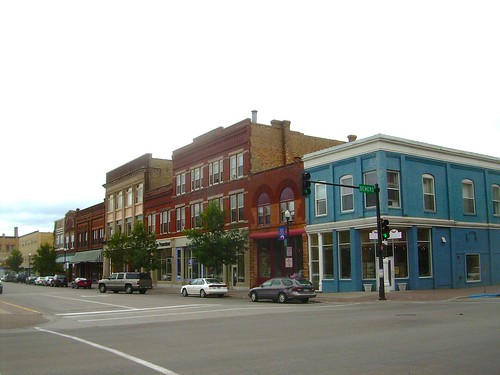 Historic buildings in downtown Grand Forks