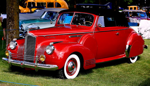 Old fashioned car at the Rydell Car Show